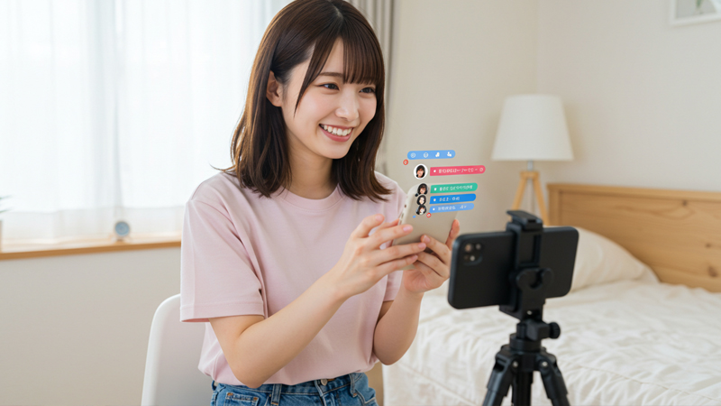 ライバーの活動イメージ